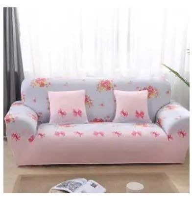Housse de canapé Moderne MINISTYL Pink blue-Double and two pillows