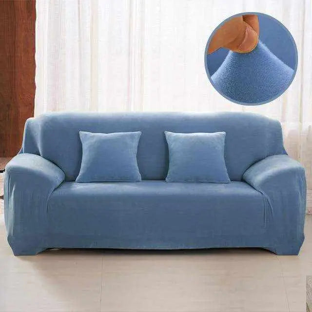 Housse canapé velours VELOURS canapé d'angle - protection complète mobilier angle