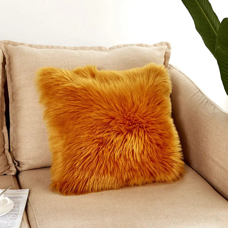Housse de coussin Élégante TIVIA Camel-40x40cm