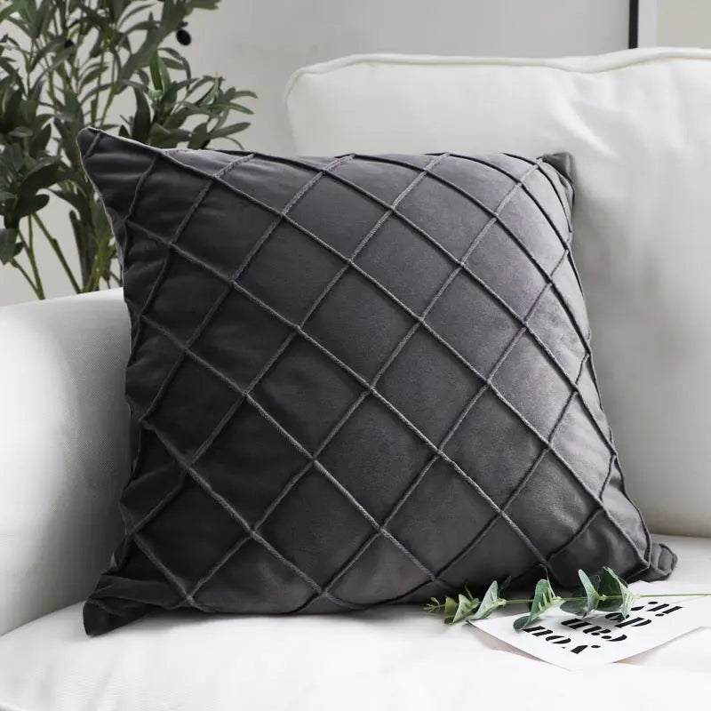 Housse de coussin Velours Rhombus CUVEX D13-45x45cm-1pcs