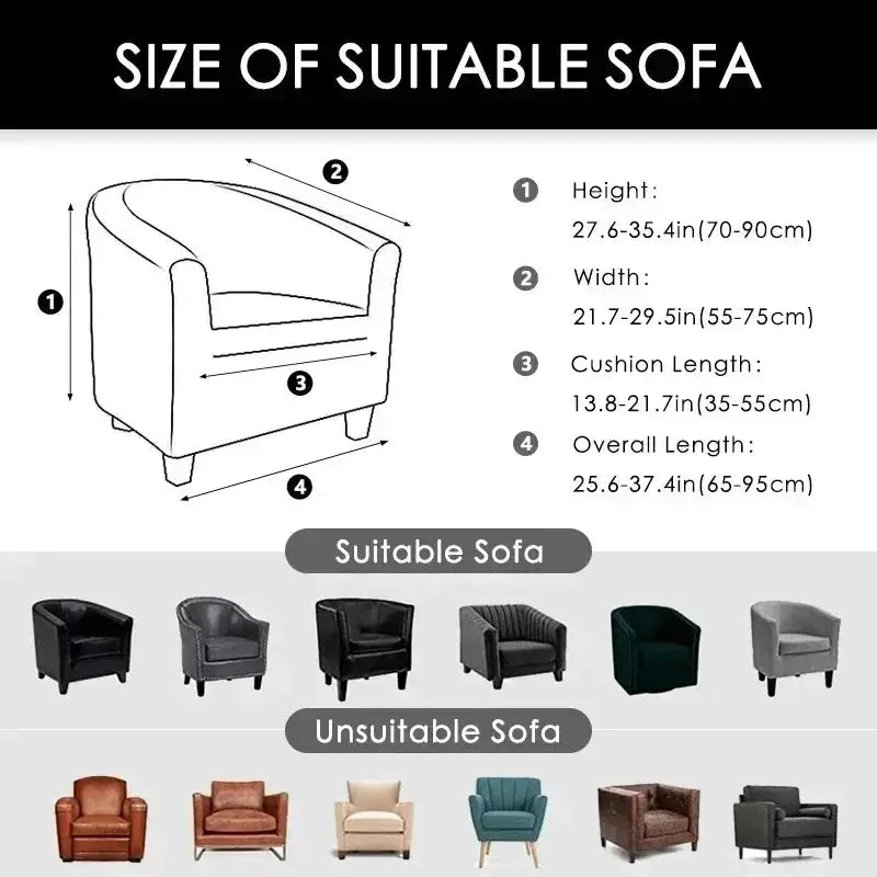 Housse fauteuil club YAYEL Housse de France