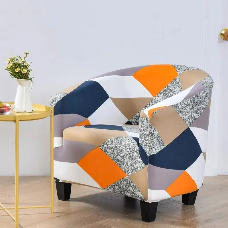 Housse fauteuil club floral SOLVIA Housse de France