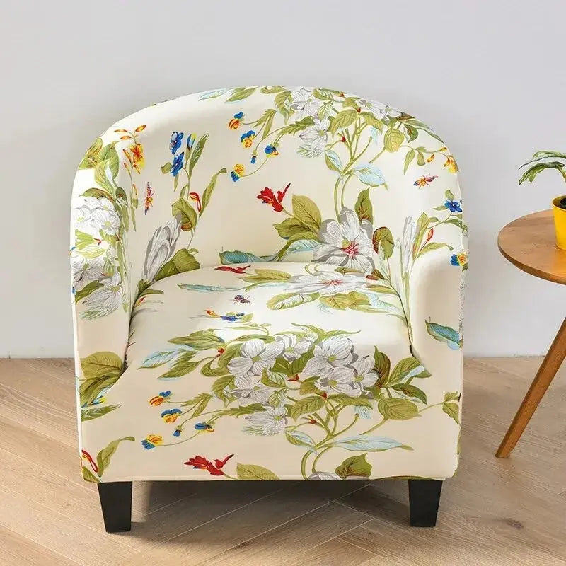 Housse fauteuil club floral SOLVIA Housse de France