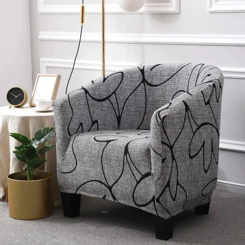 Housse fauteuil club floral SOLVIA Housse de France