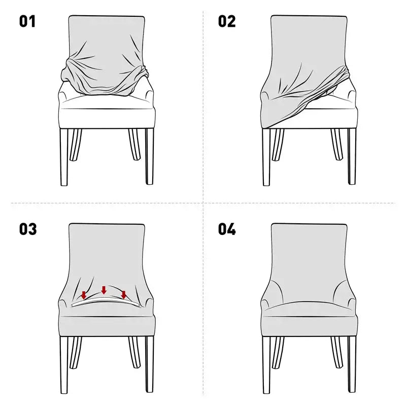 Housse fauteuil scandinave TAAGNEE Housse de France