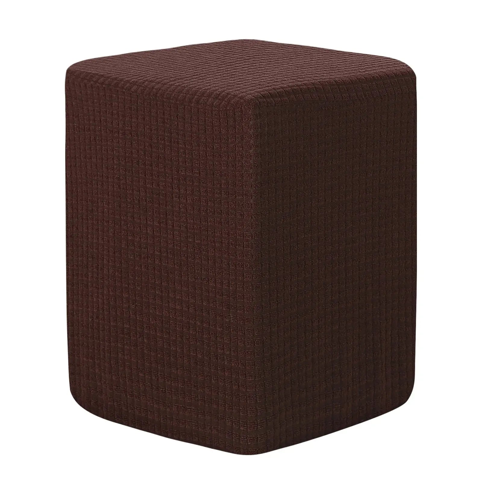 Housse ottomane carrée 36x25x32cm, housse de protection élastique pour tabouret de pied, repose-pieds pour salon et chambre à coucher Housse de France