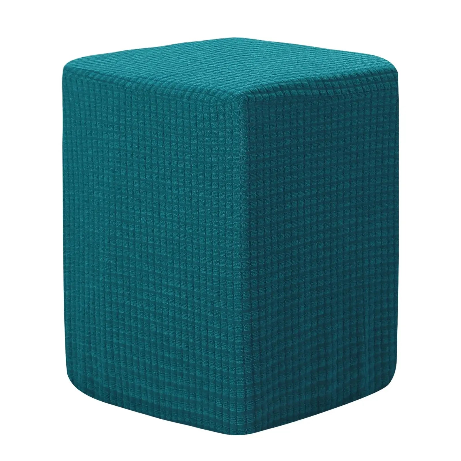 Housse ottomane carrée 36x25x32cm, housse de protection élastique pour tabouret de pied, repose-pieds pour salon et chambre à coucher Housse de France