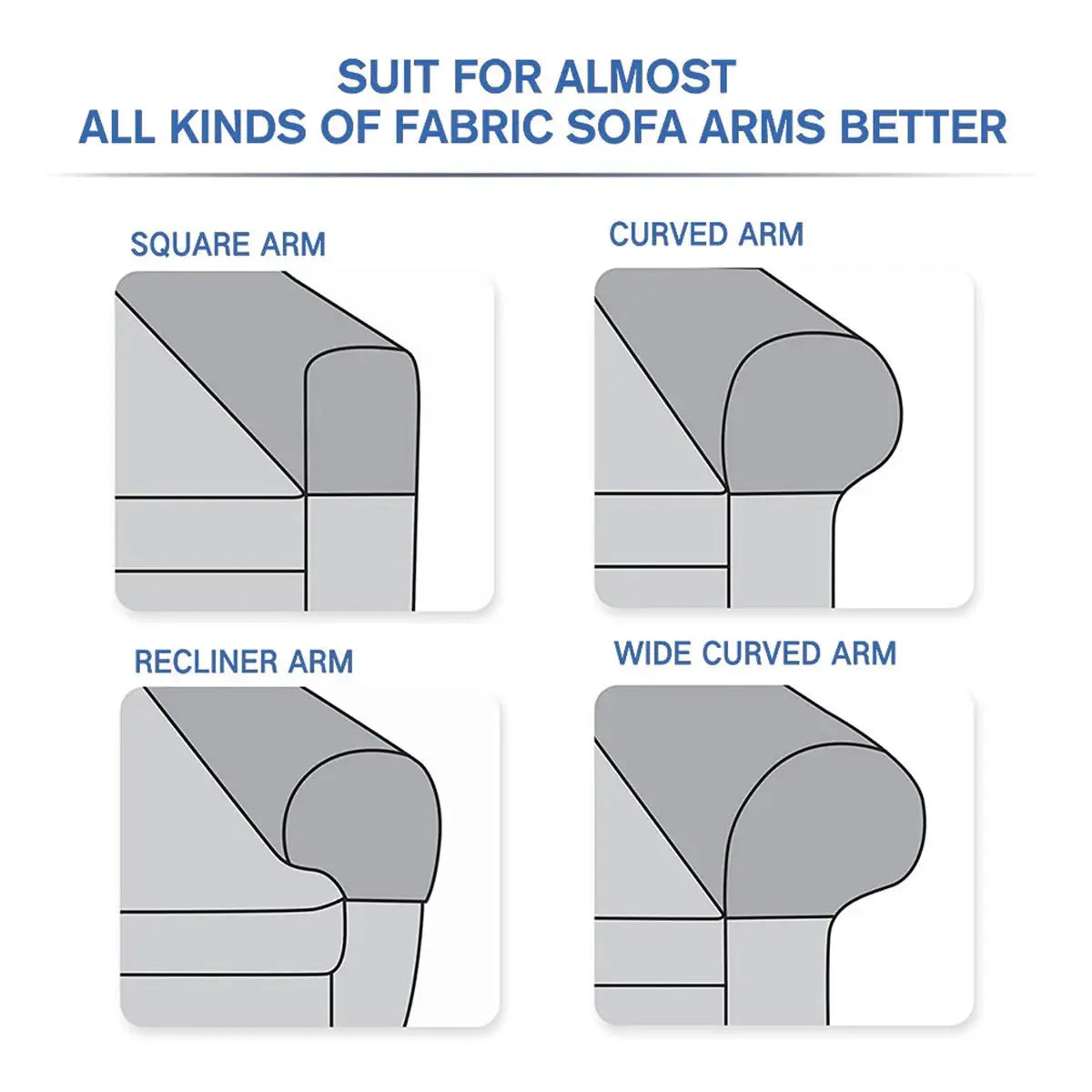 Housse Accoudoir Canapé Imperméable CAVISO