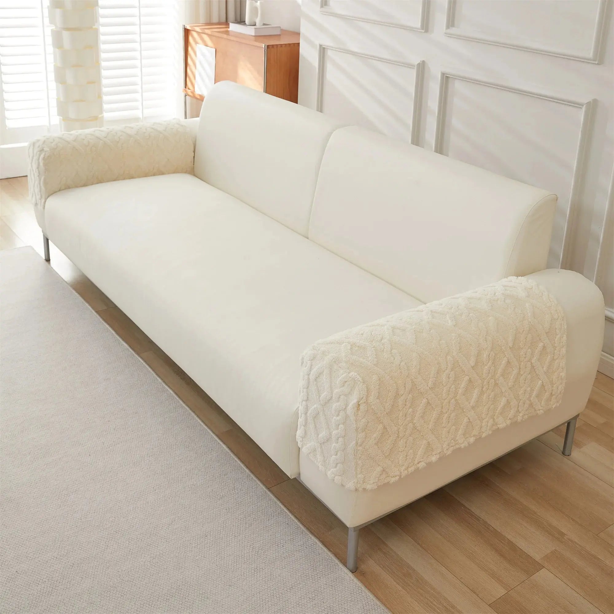 Housse Accoudoir Canapé Jacquard ELUNTO