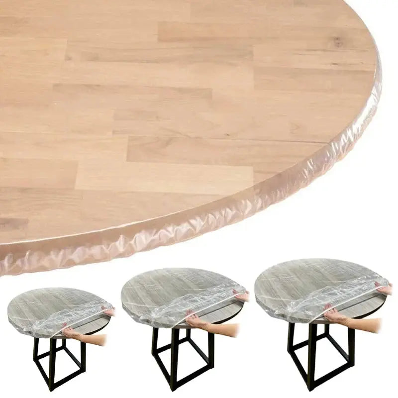 Nappe Table Mange Debout Transparente Imperméable ELAVI Housse de France