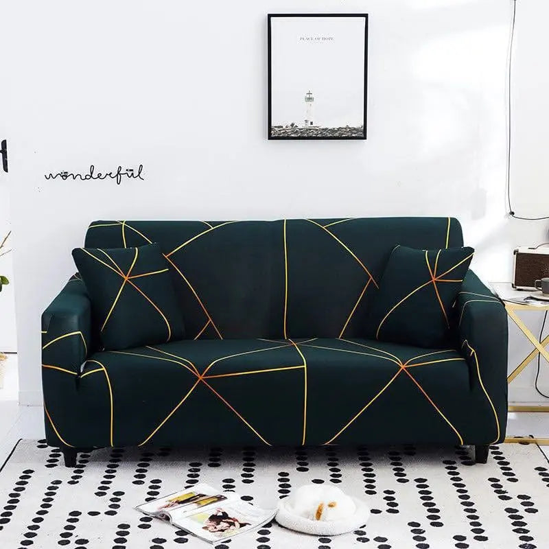 PILLCOV - Housse de coussin extensible imprimée Housse De France