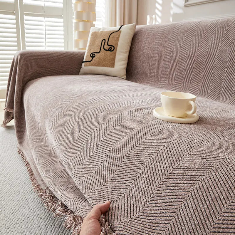 Plaid Canapé Antitache ERENIX Coffee Color-180×130cm