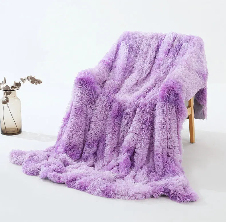 Plaid Canapé Douillet COCON Pink purple-80x120cm