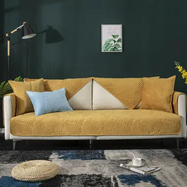 Plaid Canapé Moderne Luxe NORDA Yellowish Brown-70X120cm