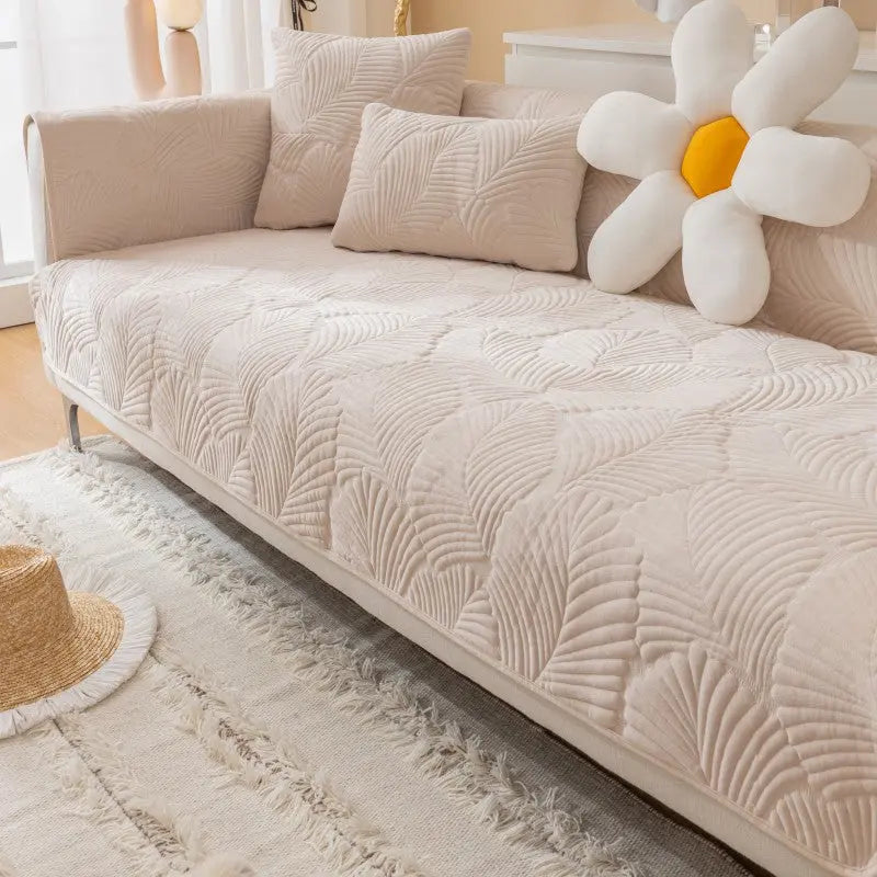 Plaid Canapé Moderne Luxe NORDA Beige-90X120cm