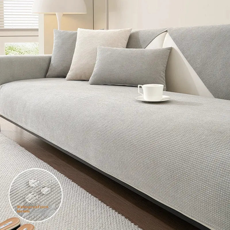 Plaid Canapé Antidérapant SERENO Light Gray Waterproof-70x150cm