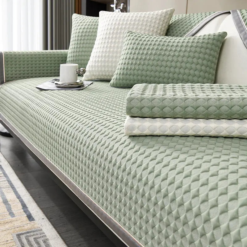 Plaid Canapé Confortable SOFELI Green-90 × 70