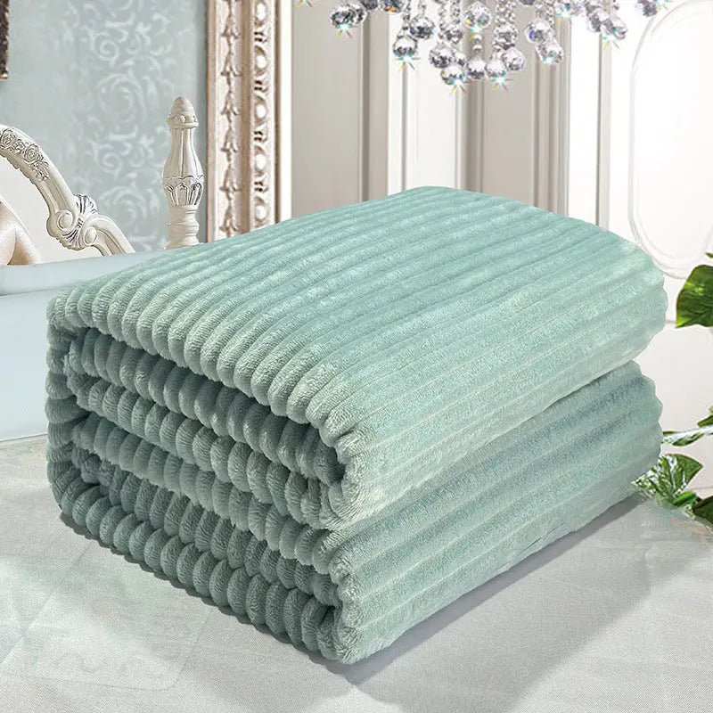 Plaid Canapé Doux LISA Mint Green-70cmX100cm Single Blanket