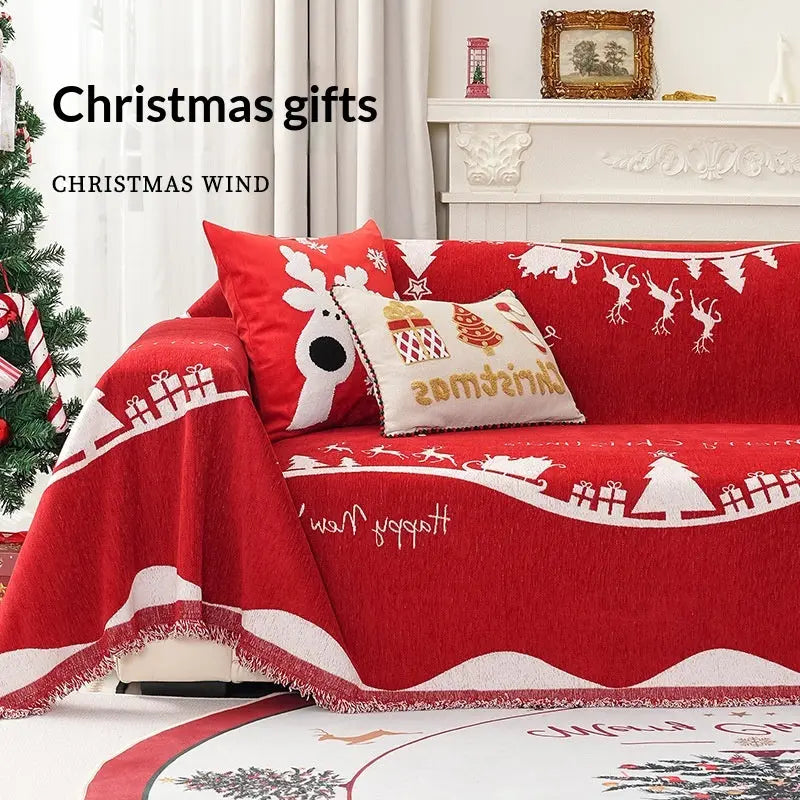 Plaid Canapé Géométrique Chenille NOLENA Gift-180x300