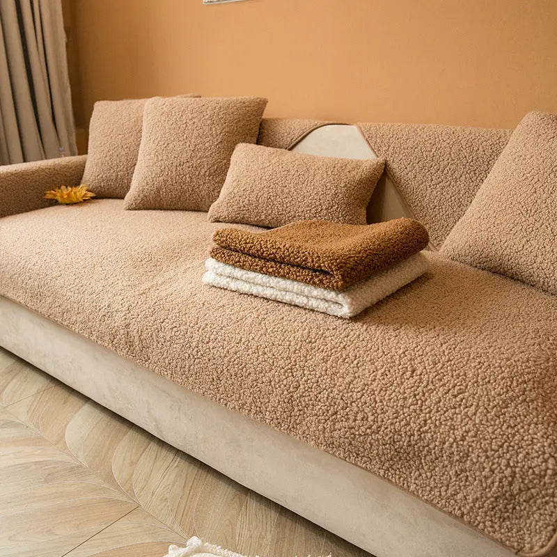 Plaid Canapé Luxe CozyLamb Camel-70x180cm