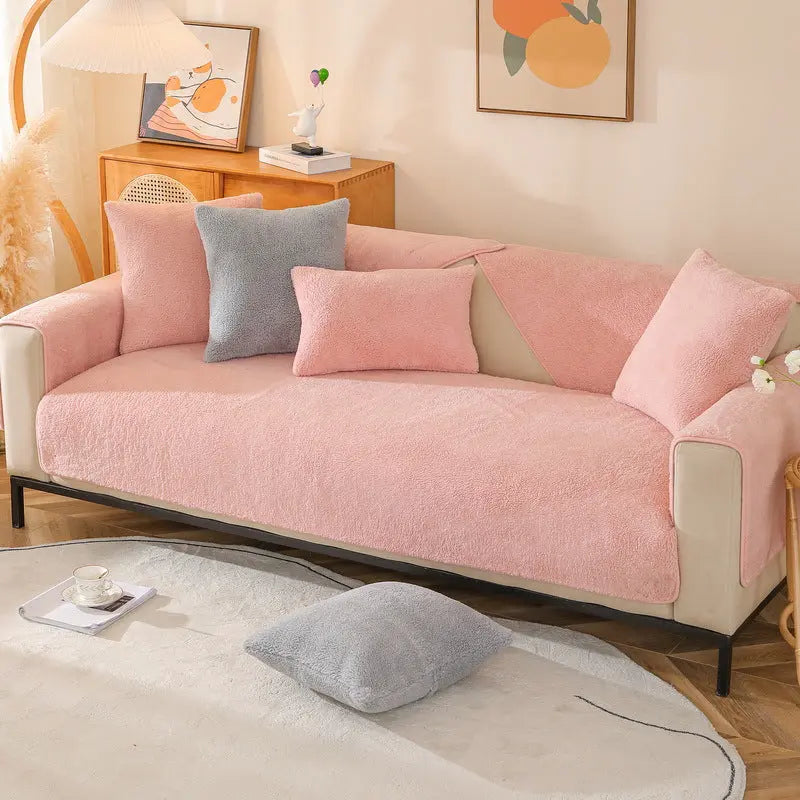 Plaid Canapé Moderne SOVALO Pink-70x150CM