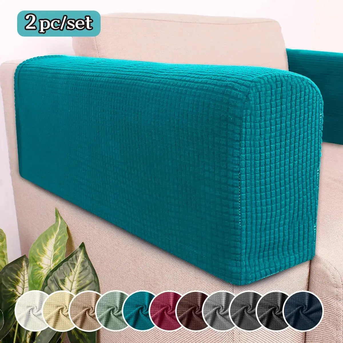 housse accoudoir canape Jacquard NIVARO