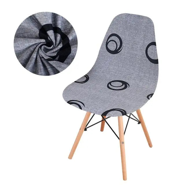 SCANBLACK - Housse de chaise scandinave imprimé - Housse De France