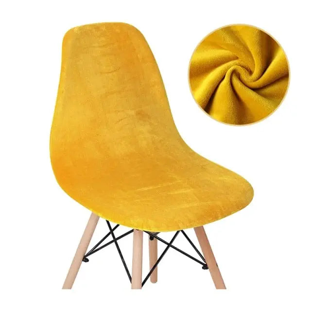 SCANWITH - Housse de chaise scandinave couleur pure - Housse De France