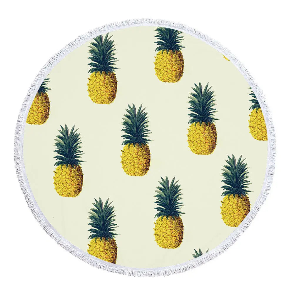 Serviette De Plage Ronde ZEFIRO H-No tassels