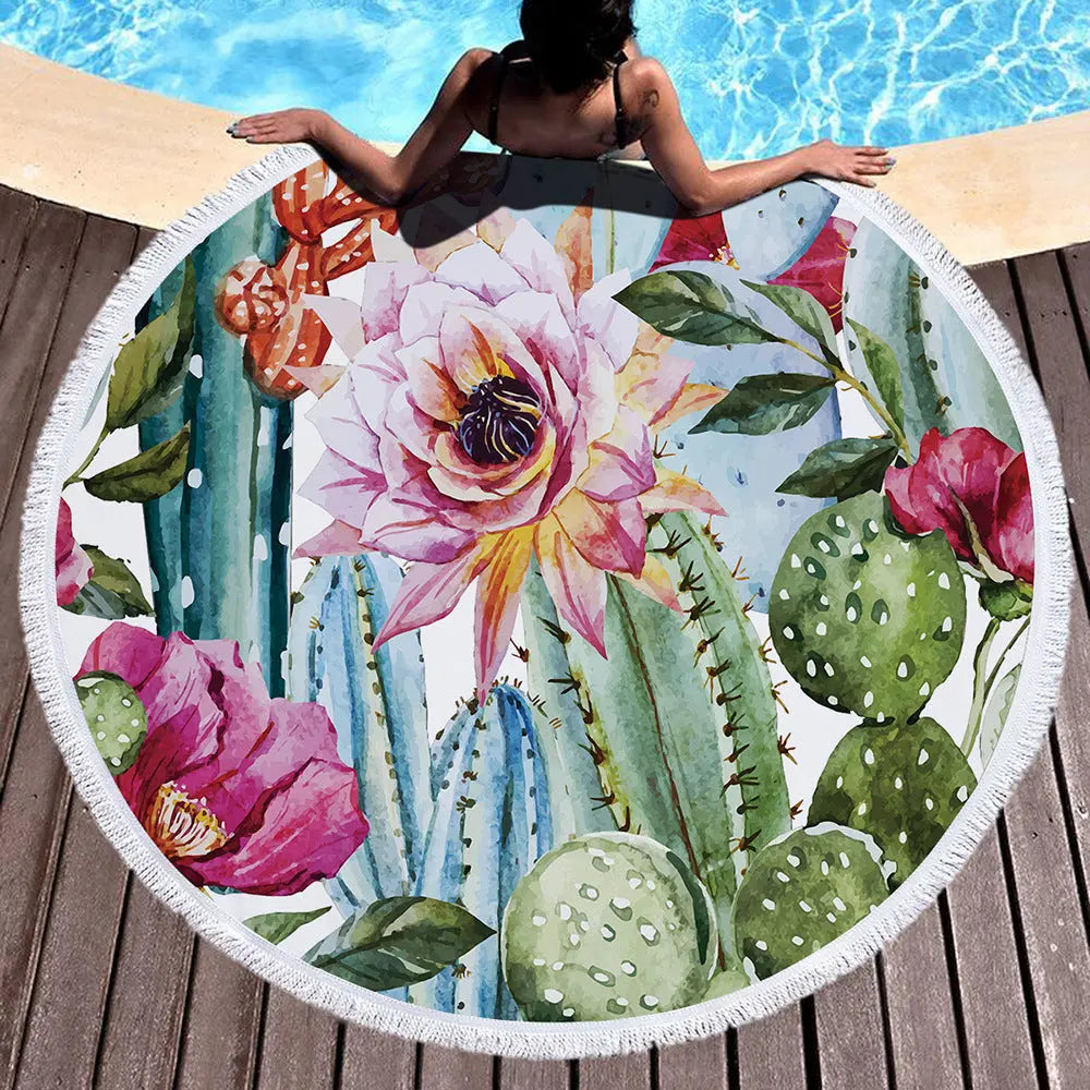 Serviette De Plage Ronde ZEFIRO A-460gTowel