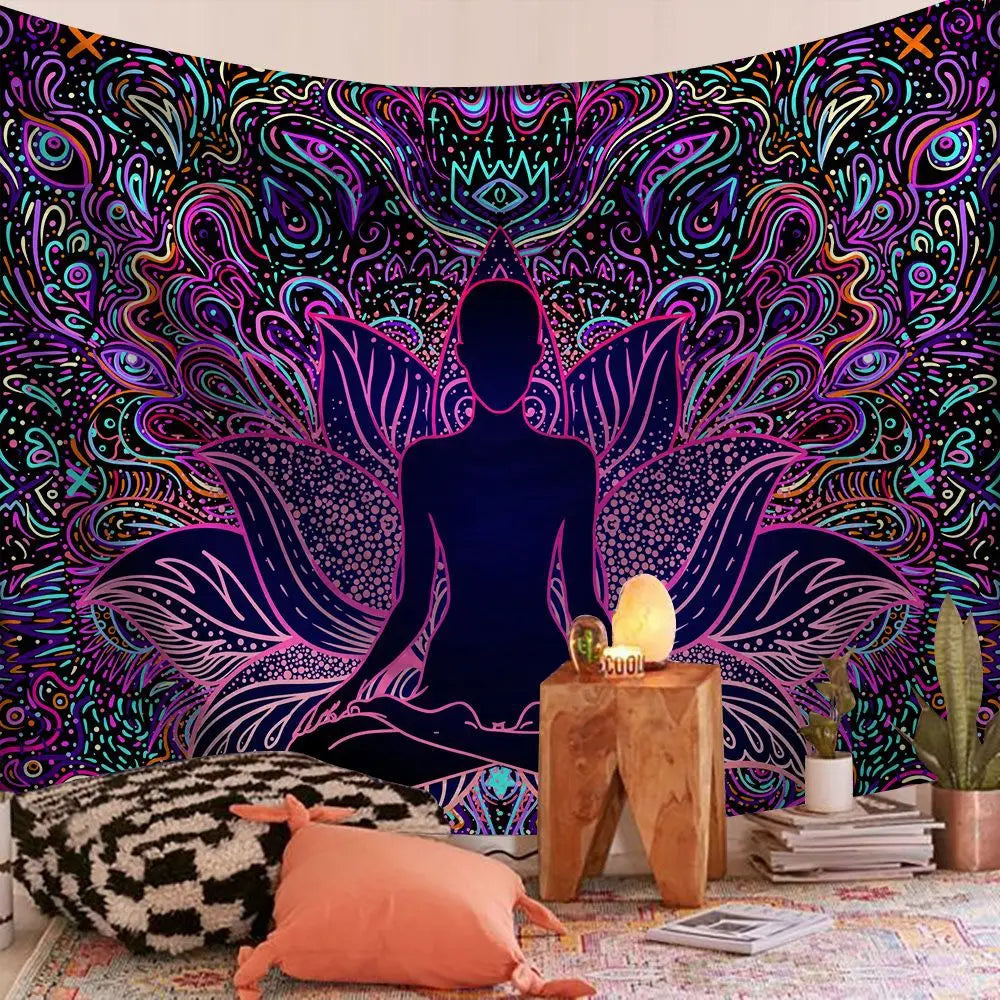 Serviette Plage Mandala TAYA H-180x230cm