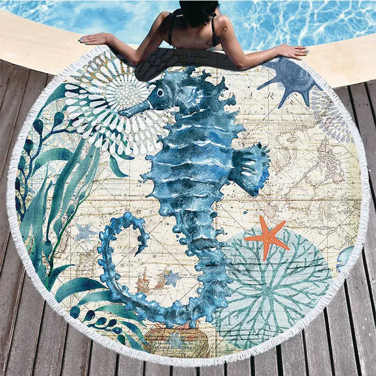 Serviette Plage Polyester FANARA C-200g per square diameter 150cm