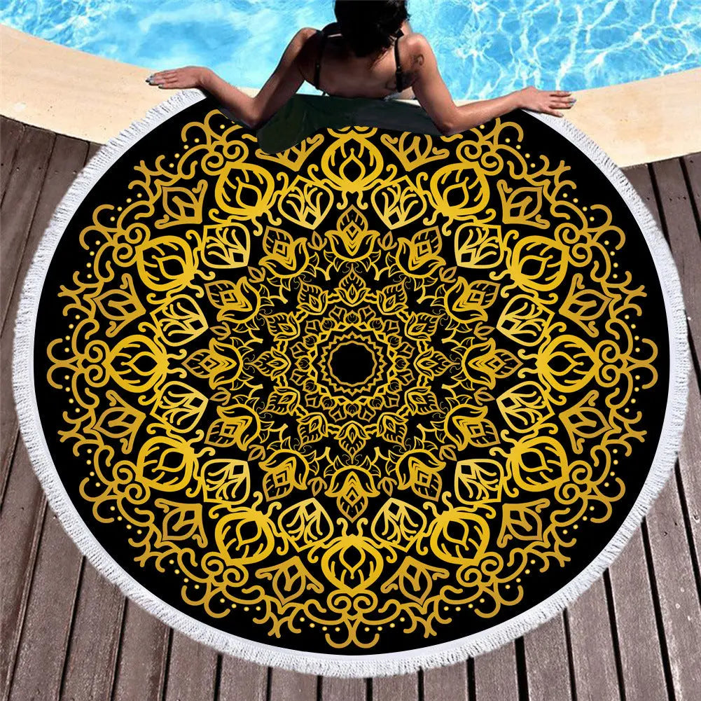 Serviette de Plage Fleurie PIXA 5 style
