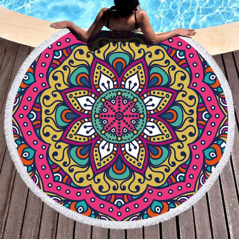 Serviette de Plage Géométrique ASTORIA 09-300g Polyester
