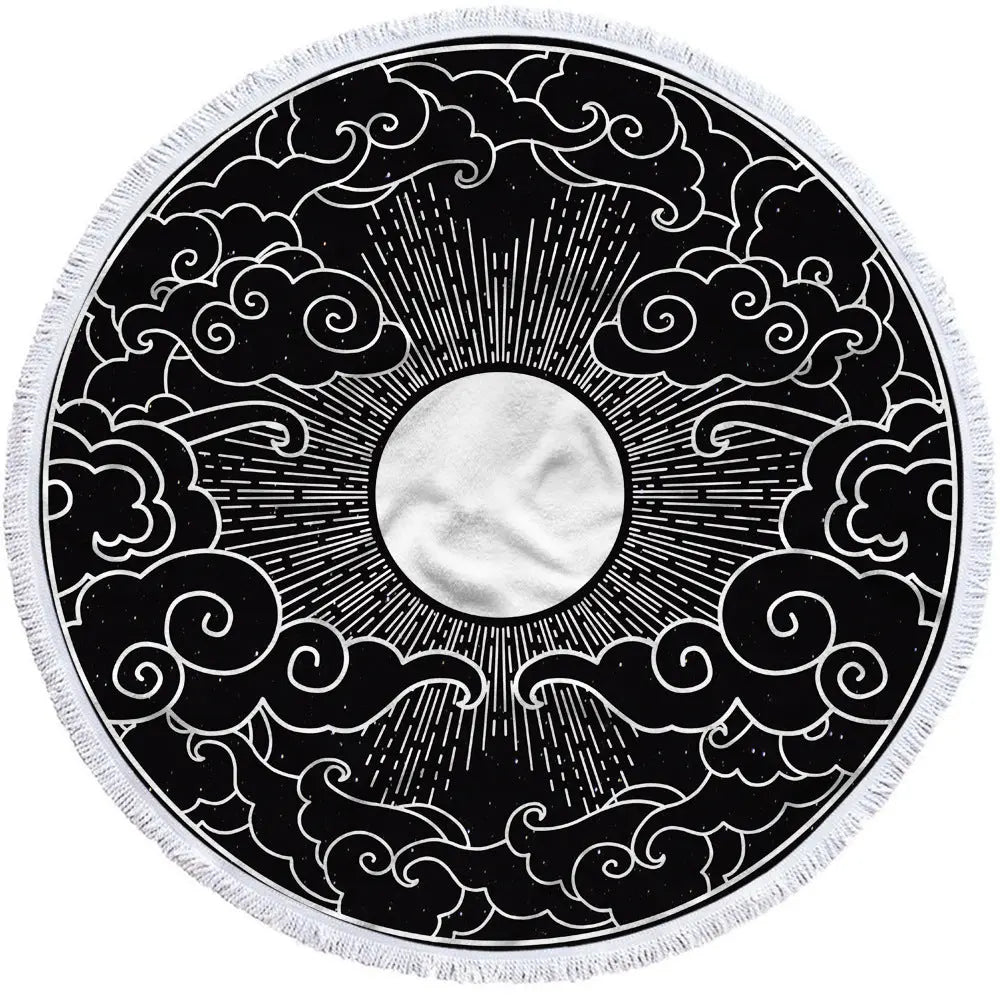 Serviette de Plage Imprimée BAHILI 4Black-460g