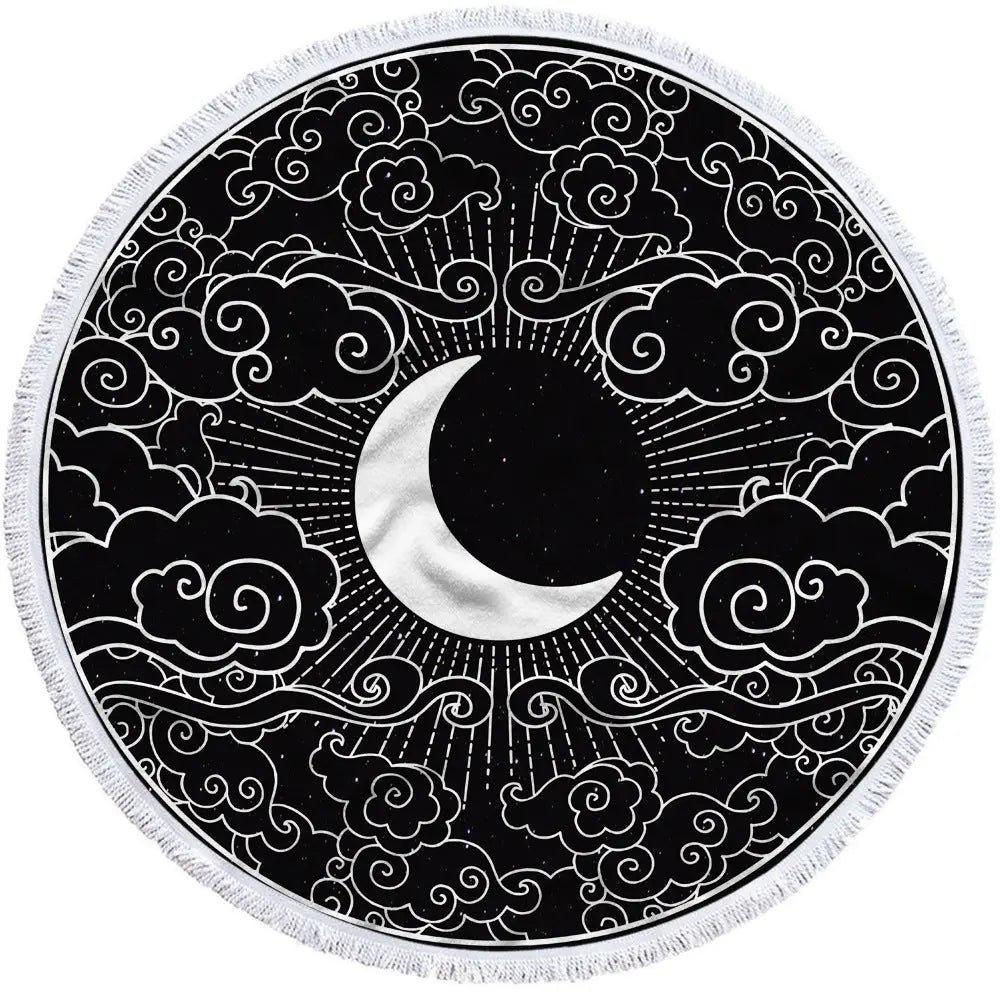 Serviette de Plage Imprimée BAHILI 8Black-300g