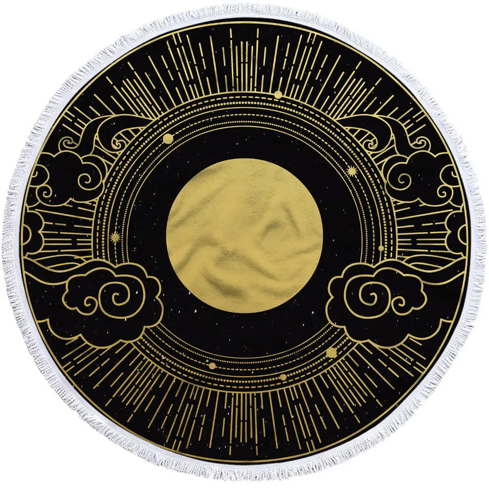 Serviette de Plage Imprimée BAHILI 11Black-460g