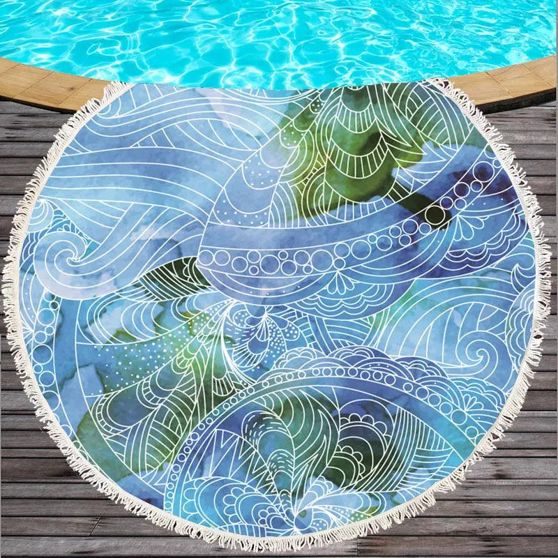 Serviette de Plage Imprimée OCEANA 03-180cm