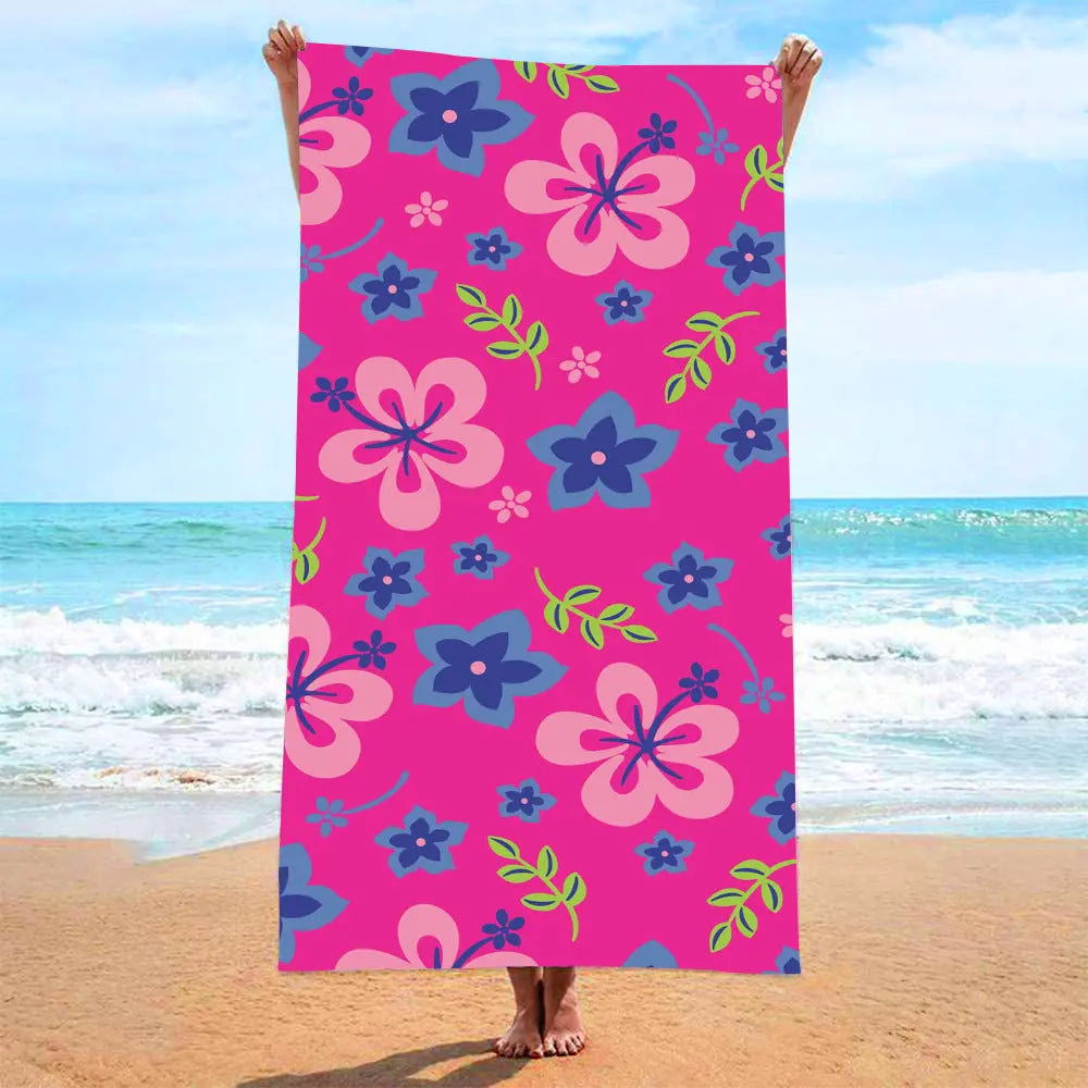 Serviette de Plage Imprimée VACANZA 56S-70x140 mesh bag packaging