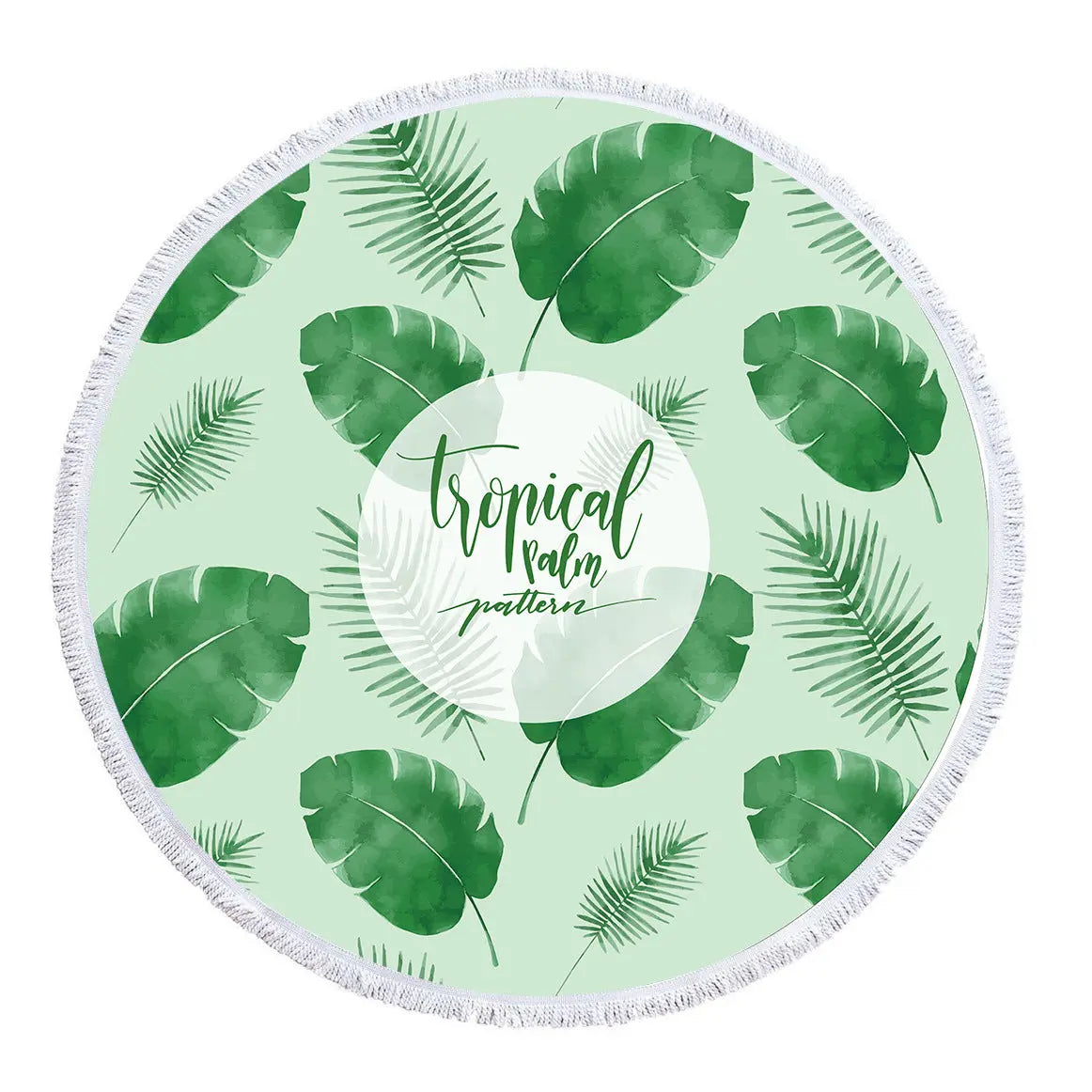 Serviette de Plage Microfibre LEAFY Green