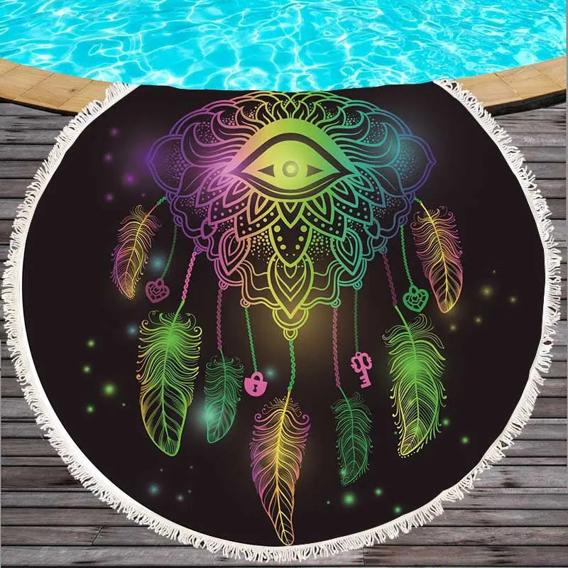 Serviette de Plage Microfibre PLUMEO