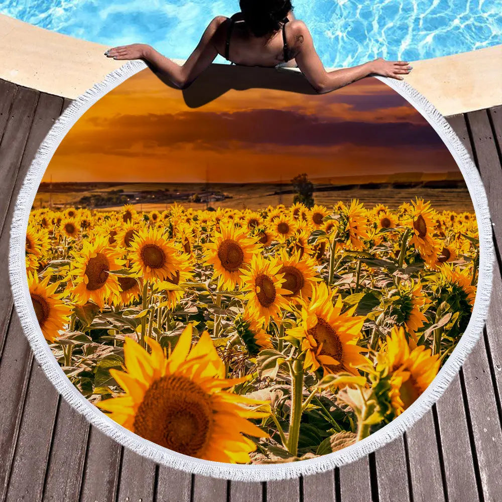 Serviette de Plage Microfibre SUNBURST