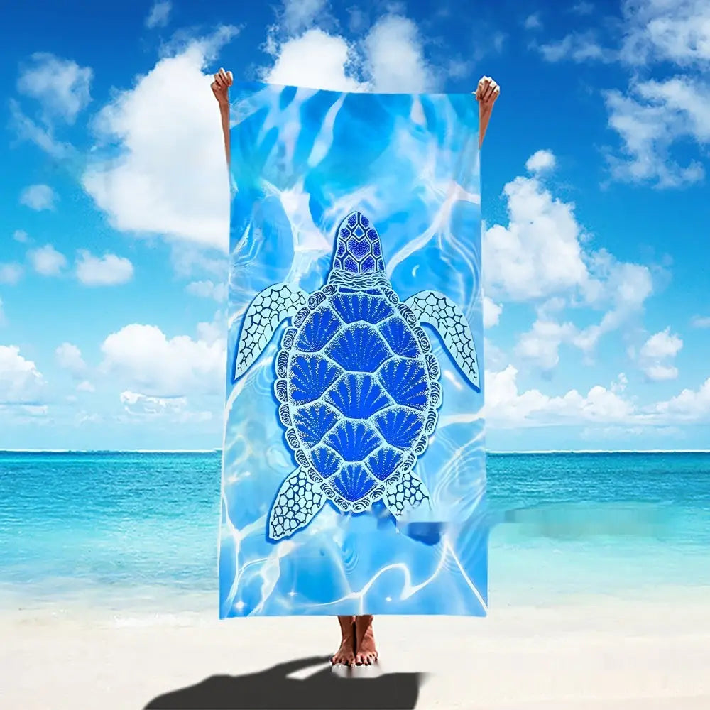 Serviette de Plage Océan Tortuga AL221012231-Microfiber 75x150CM