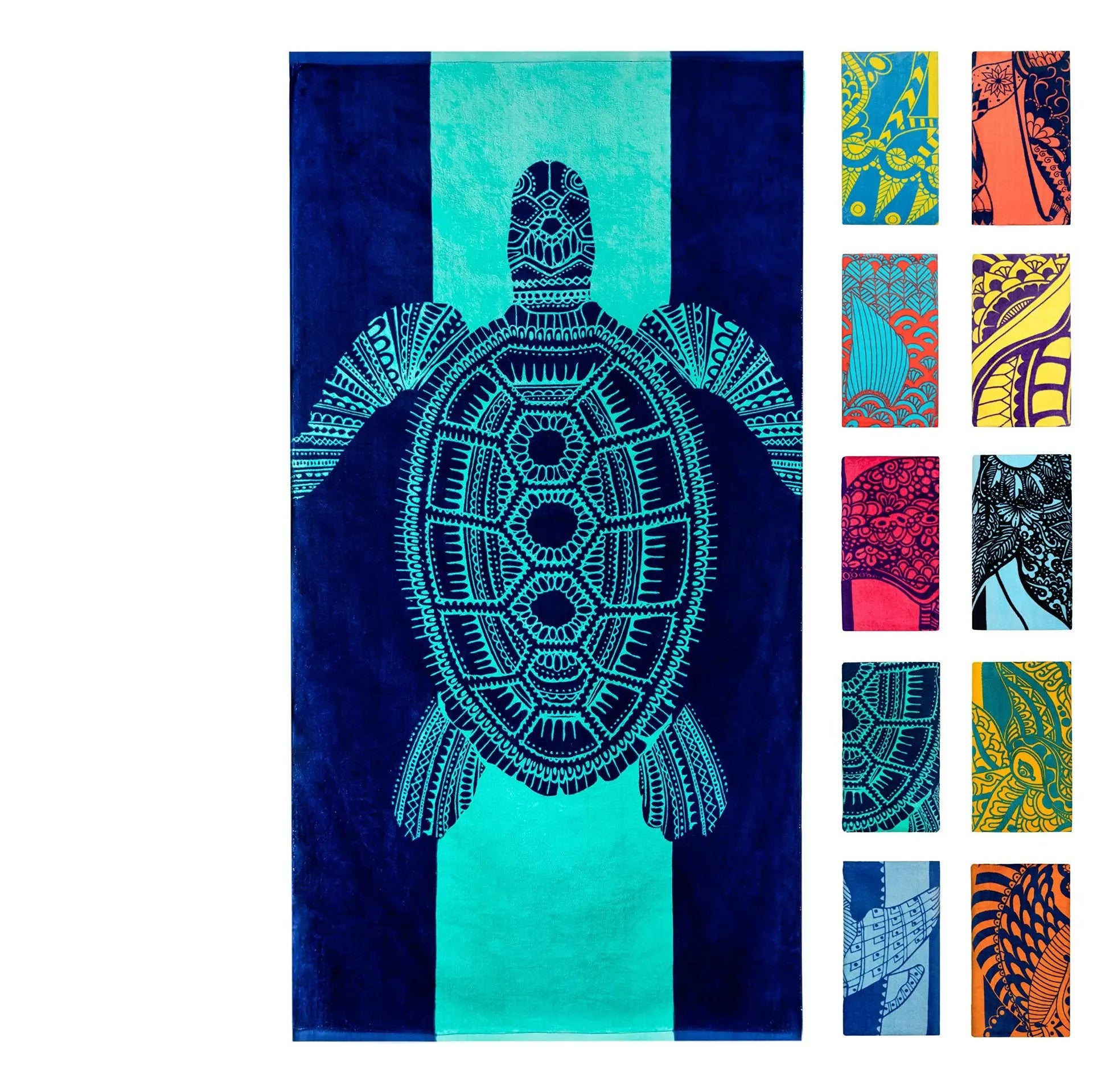 Serviette de Plage Océan Tortuga AL221012225-Microfiber 90x180CM