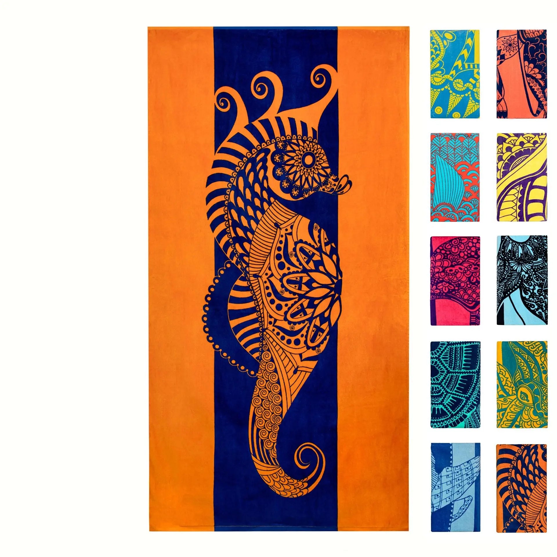 Serviette de Plage Océan Tortuga AL221012228-Microfiber 75x150CM