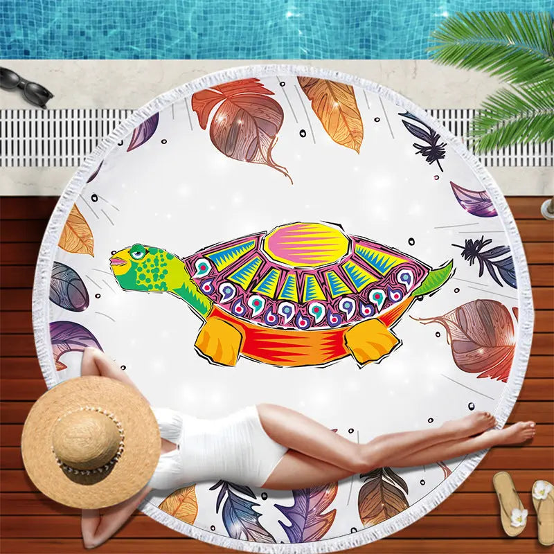 Serviette de Plage Ronde SOLARO