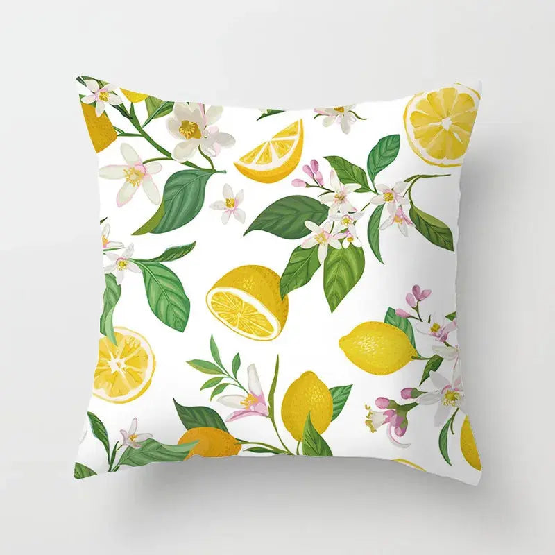 Taie D'Oreiller Imprimée Polyester LEMONA Housse de France