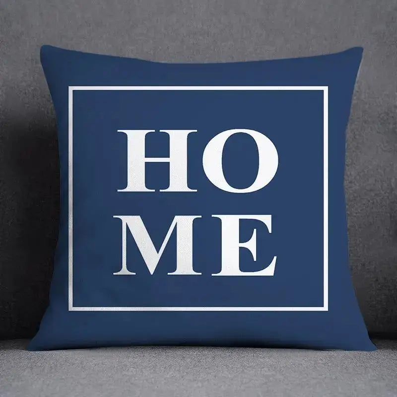 Taie d'Oreiller Géométrique Polyester BLUENO Housse de France