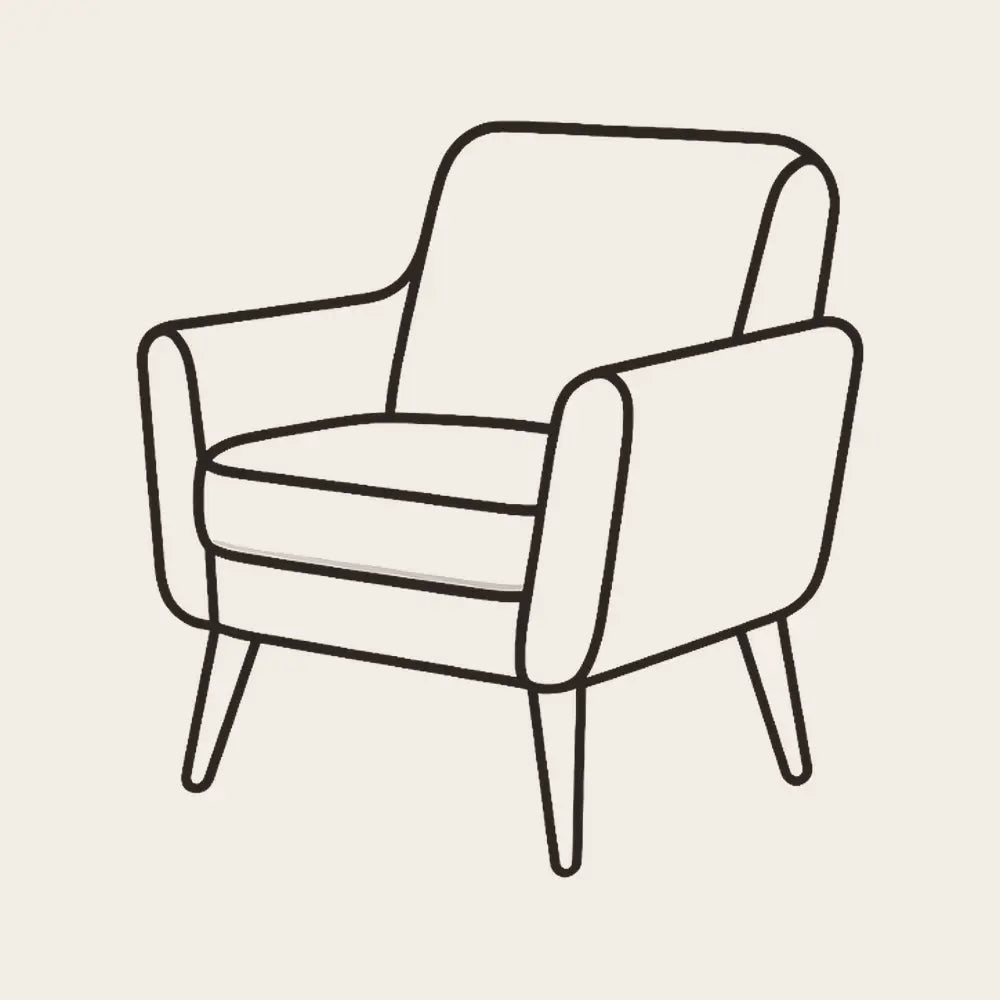 Housse fauteuil scandinave - Housse de France