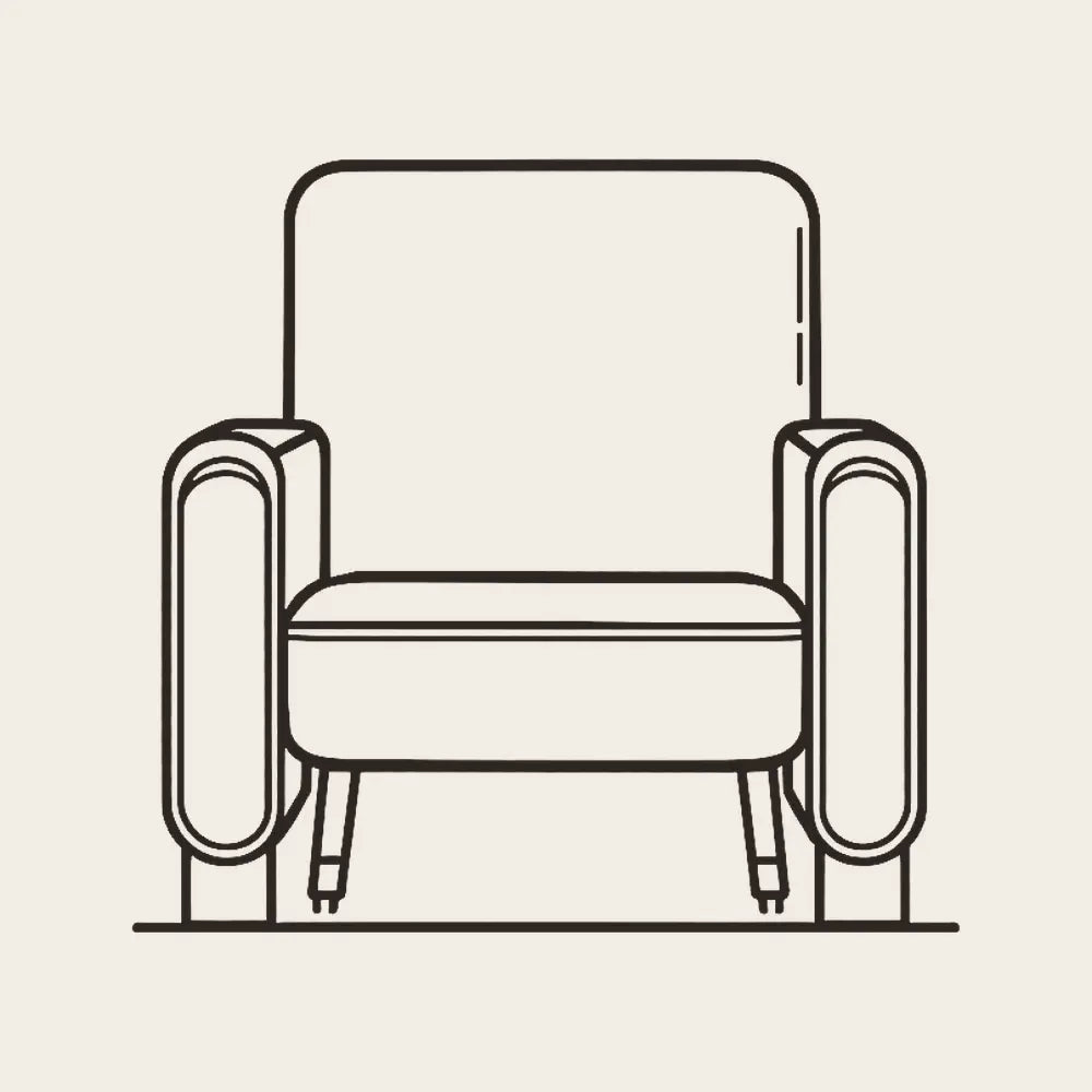 Housse fauteuil visiteur - Housse de France